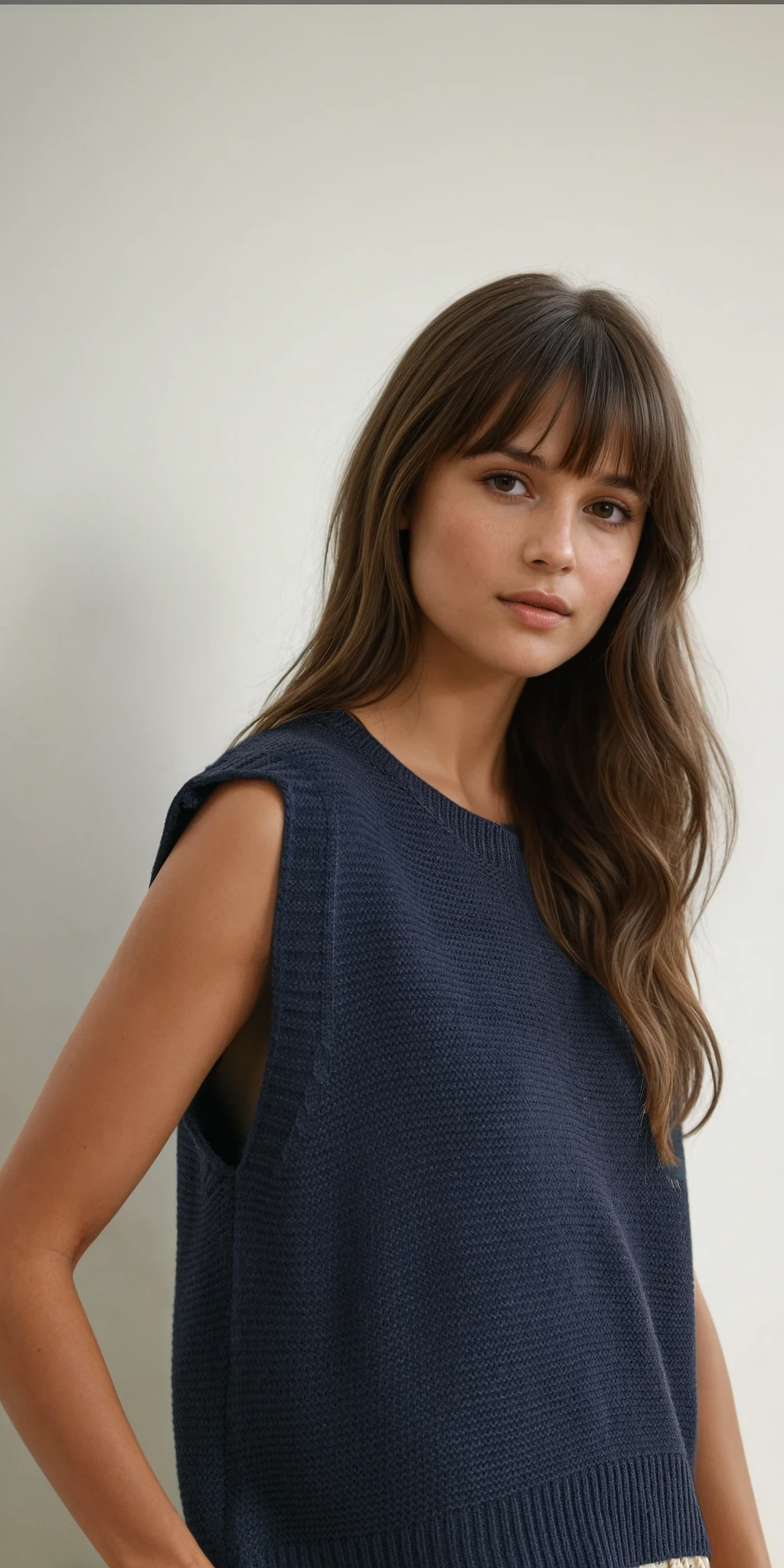 josie knitted bow tie top