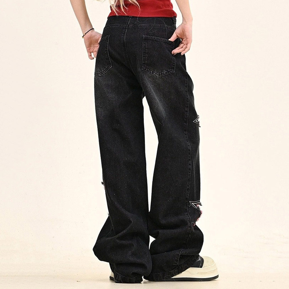 emo phase wide leg jeans