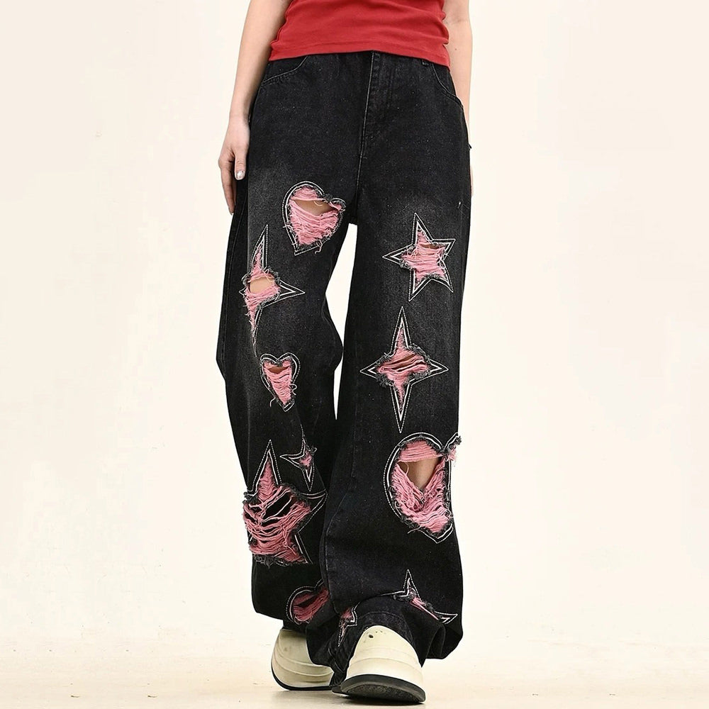 emo phase wide leg jeans