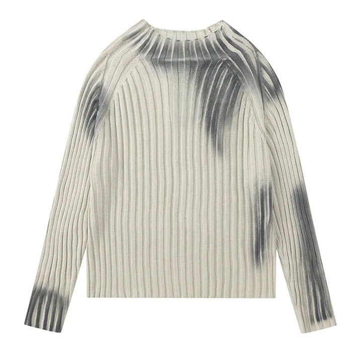 grunge washed knit sweater