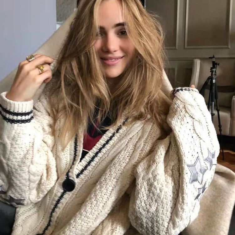 preppy aesthetic star cardigan