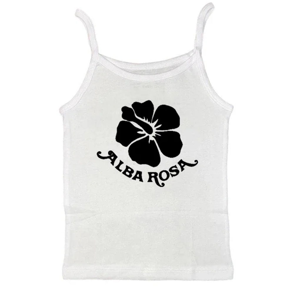 y2k alba rosa aesthetic tank top